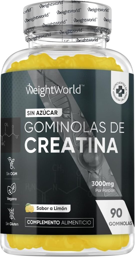 Creatina Monohidratada Gominolas Sabor Limón