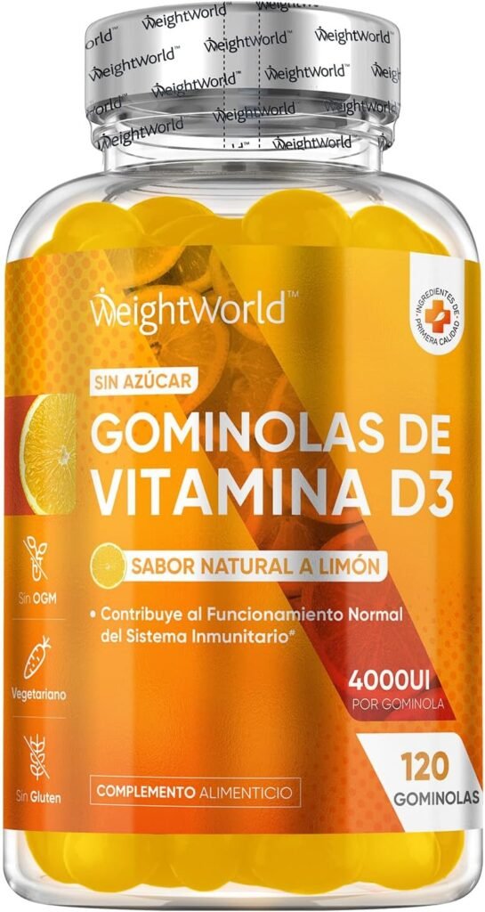 Vitamina D3 Gominolas Sabor a Limón